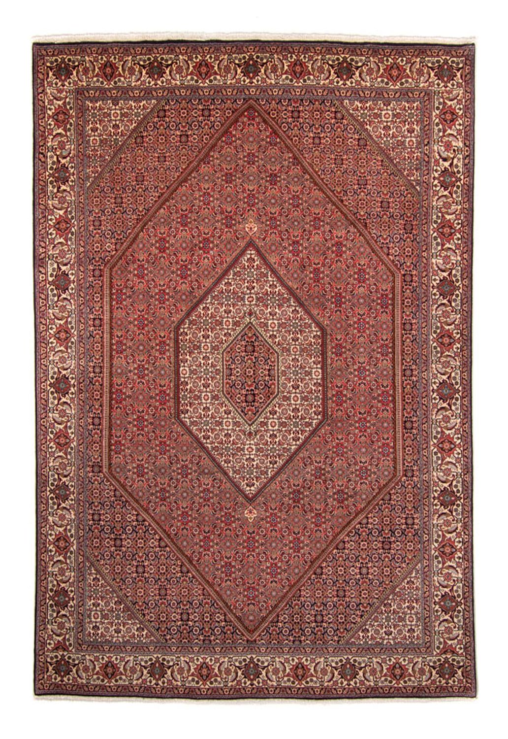 Perzisch tapijt - Bijar - 350 x 248 cm - licht rood