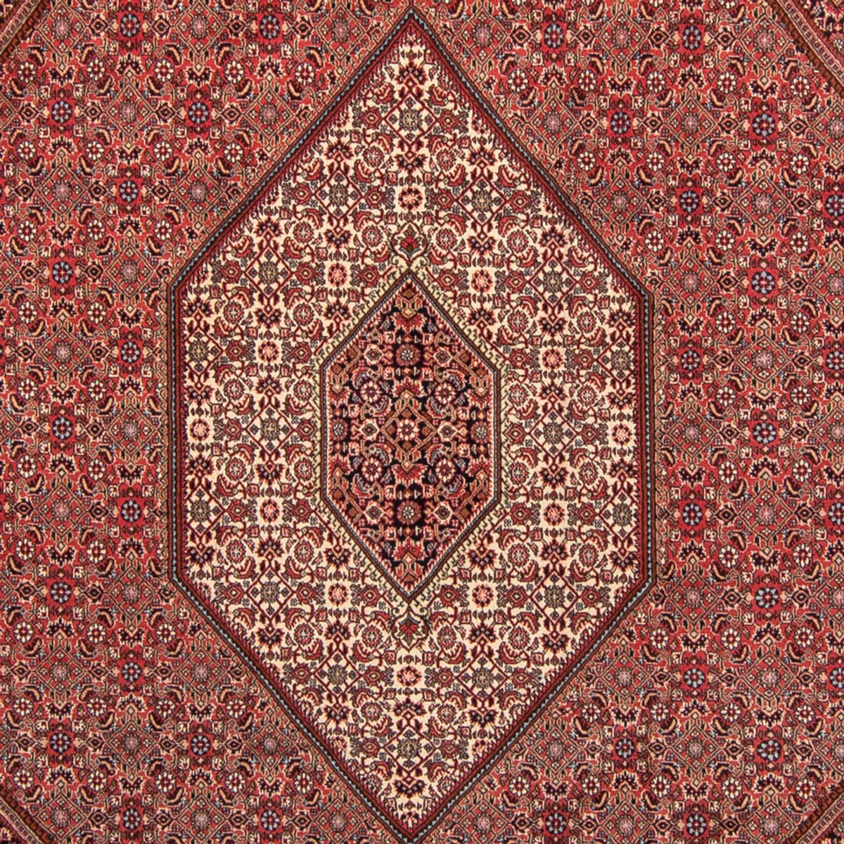 Perzisch tapijt - Bijar - 350 x 248 cm - licht rood