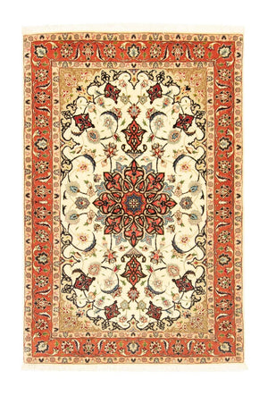 Perzisch tapijt - Tabriz - Royal - 148 x 98 cm - beige