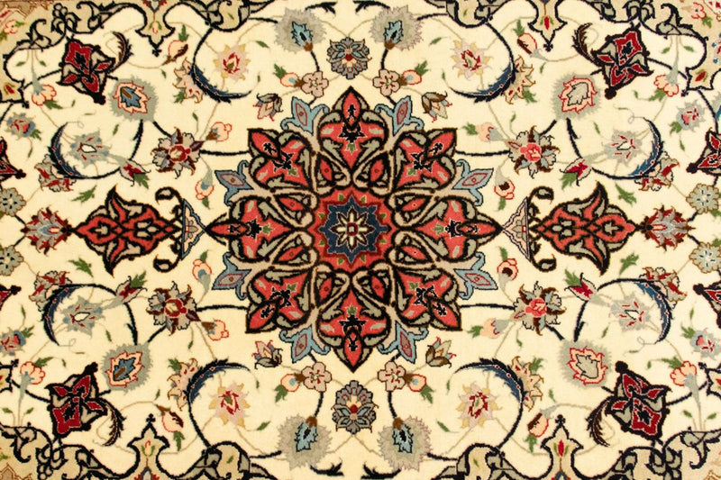 Perzisch tapijt - Tabriz - Royal - 148 x 98 cm - beige