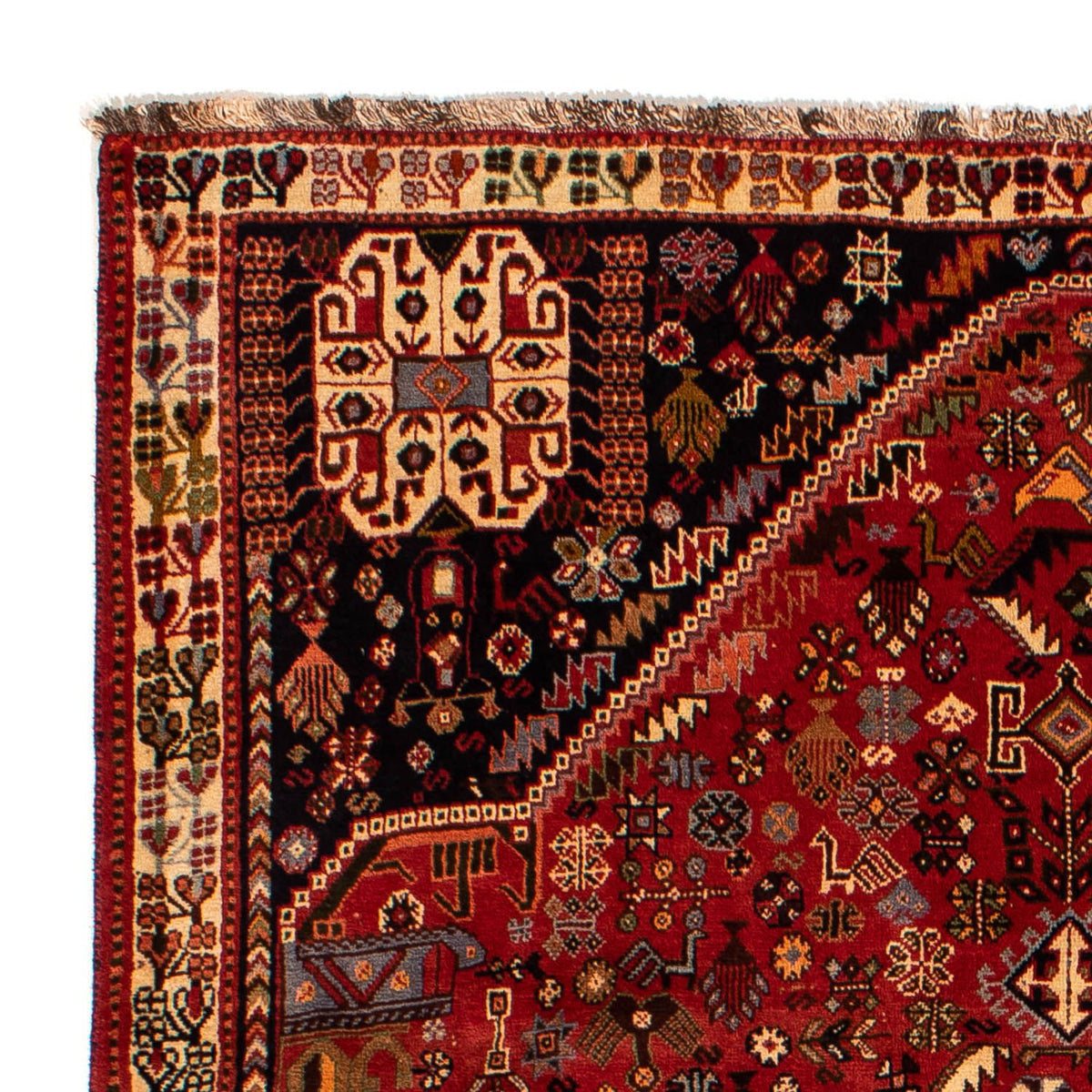 Perzisch Tapijt - Nomadisch - 290 x 184 cm - donkerrood