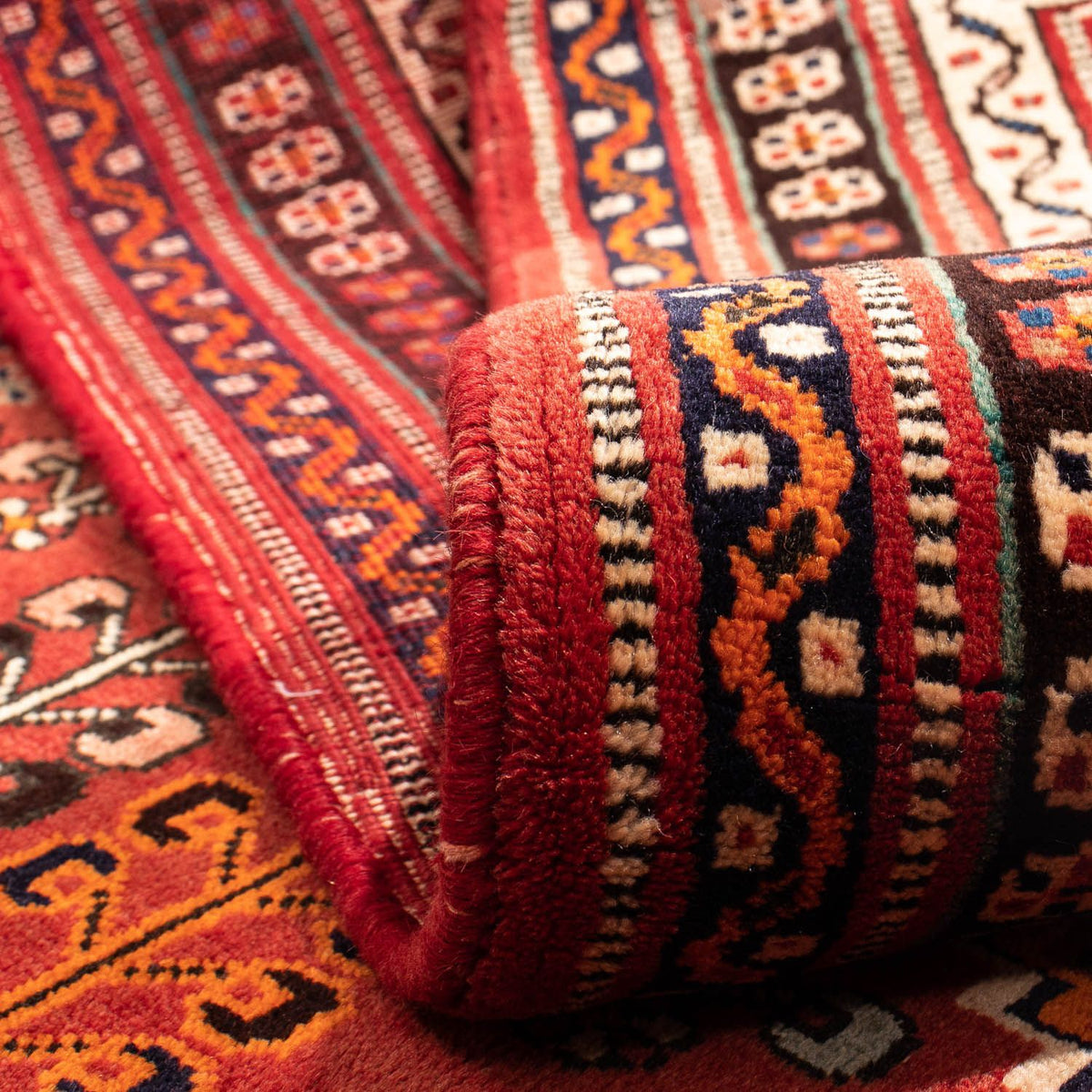 Perzisch Tapijt - Nomadisch - 273 x 198 cm - donkerrood