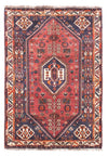 Qashqai Tapijt 107x152cm - Perzisch tapijt - Rechthoekig / Donkerrood / 107 x 152 cm Rechthoekig