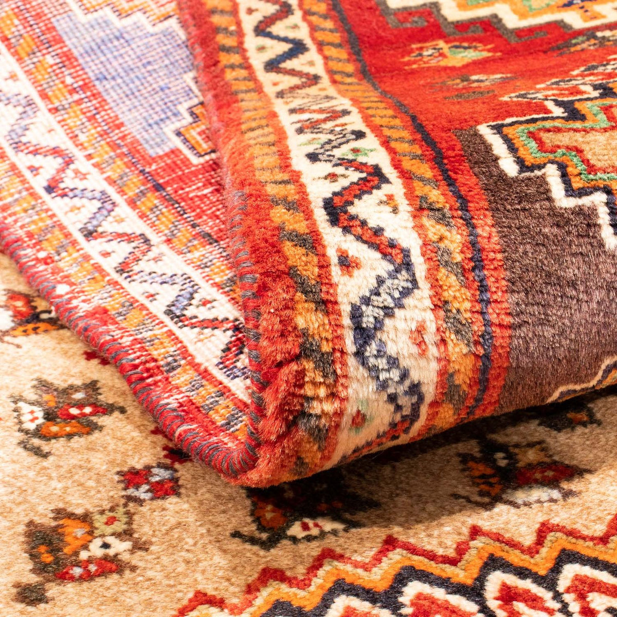 Perzisch Tapijt - Nomadisch - 150 x 82 cm - beige