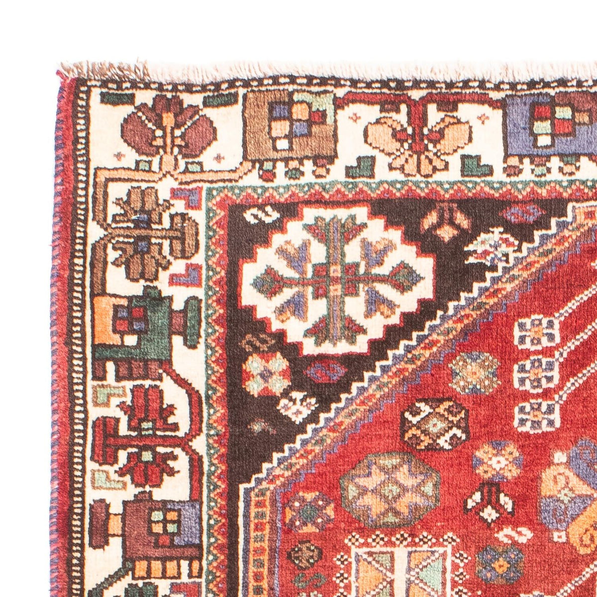 Perzisch Tapijt - Nomadisch - 152 x 103 cm - donkerrood