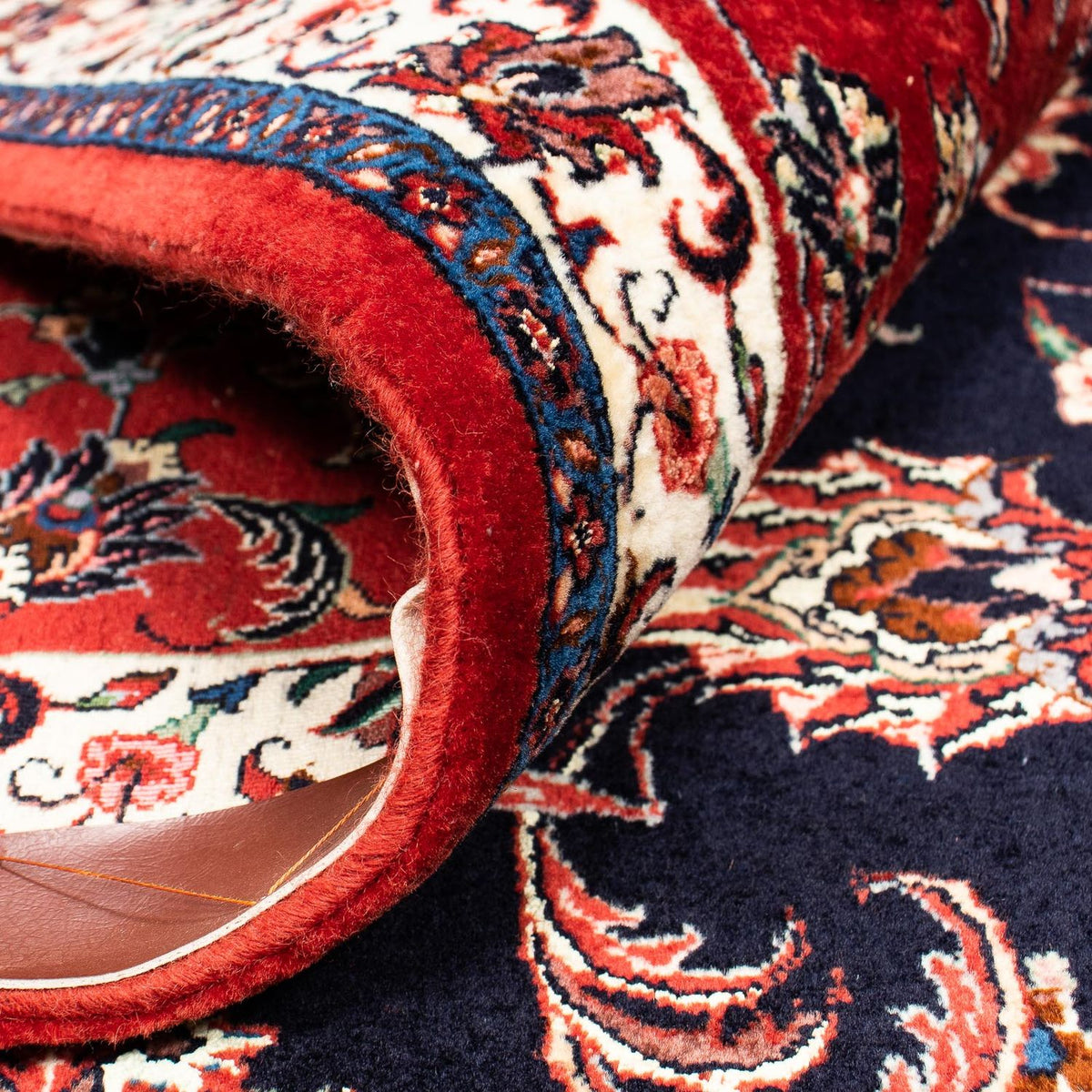 Perzisch tapijt - Bijar - 400 x 301 cm - donkerblauw