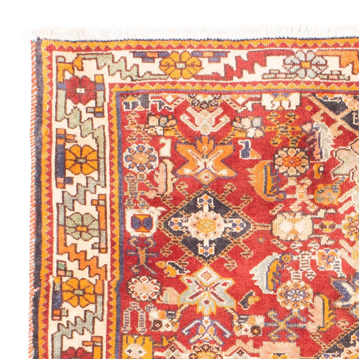 Perzisch Tapijt - Nomadisch - 149 x 105 cm - donkerrood