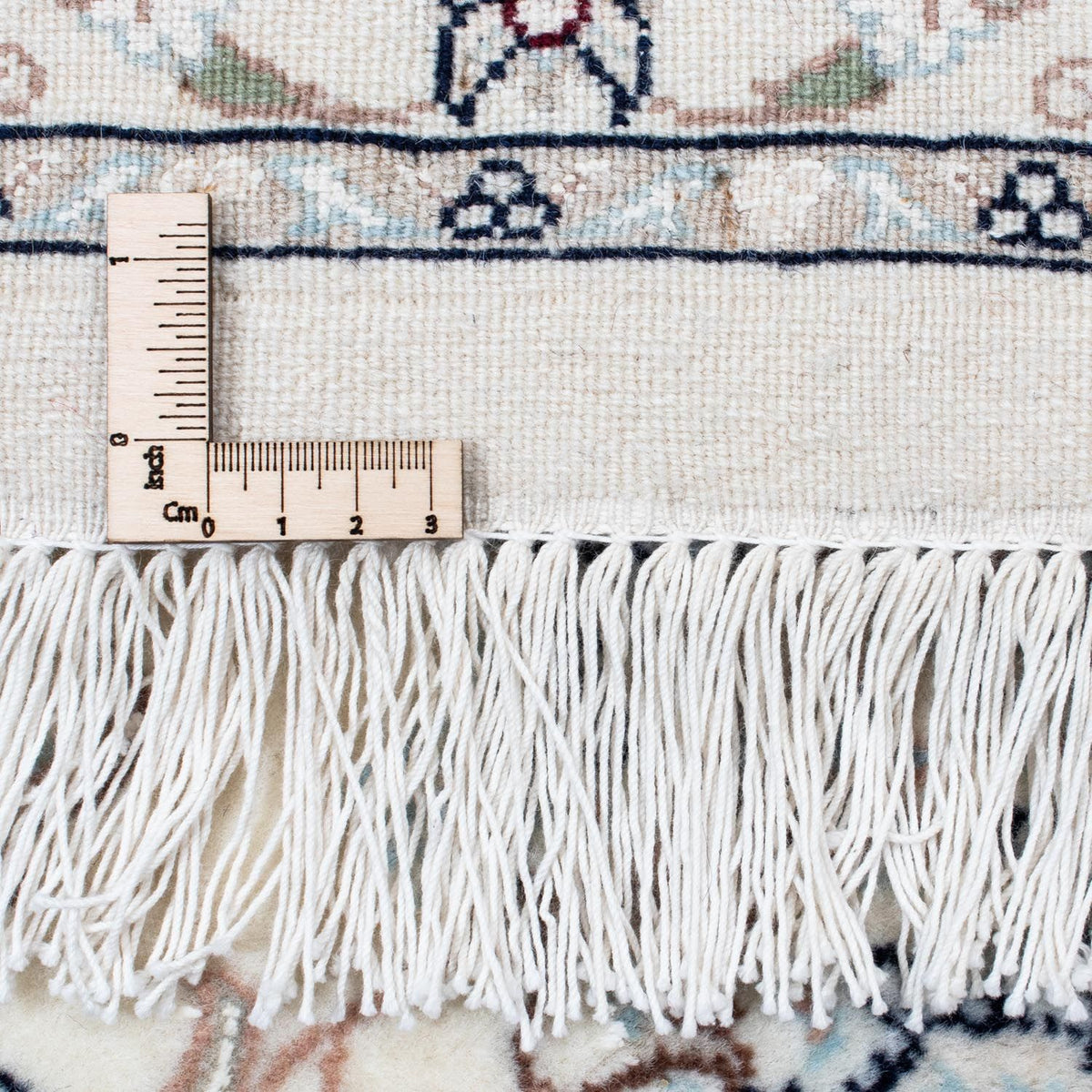 Perzisch tapijt - Nain - Koninklijk - 300 x 199 cm - zilver