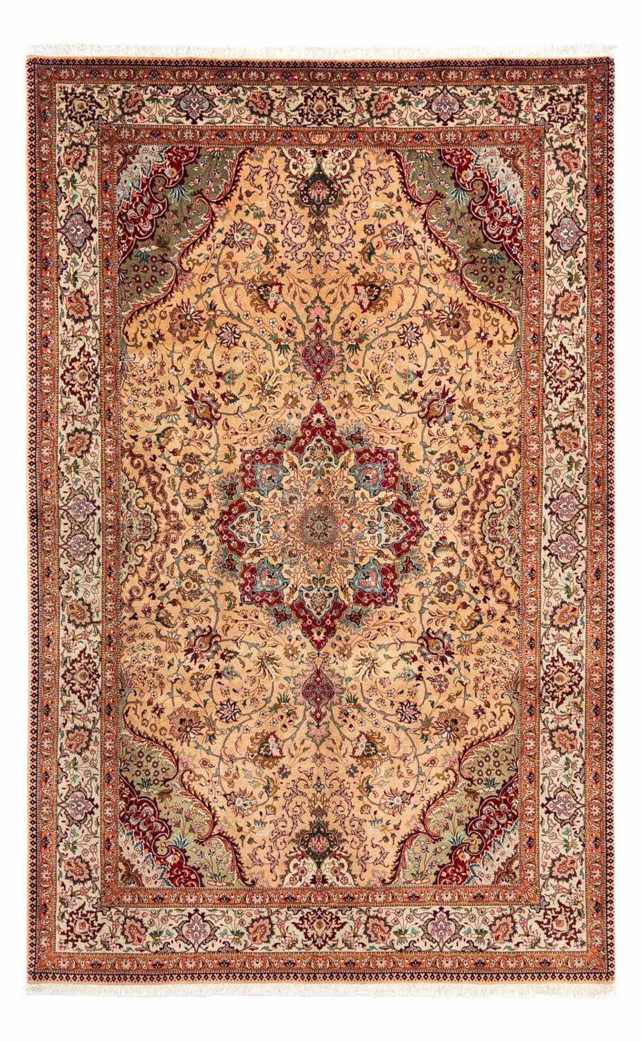 Perzisch tapijt - Tabriz - Royal - 297 x 195 cm - lichtbruin