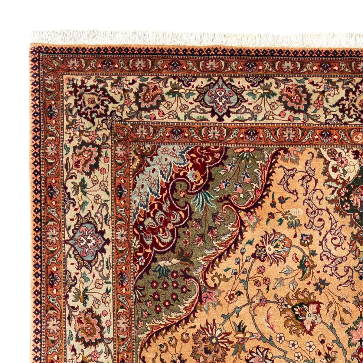 Perzisch tapijt - Tabriz - Royal - 297 x 195 cm - lichtbruin