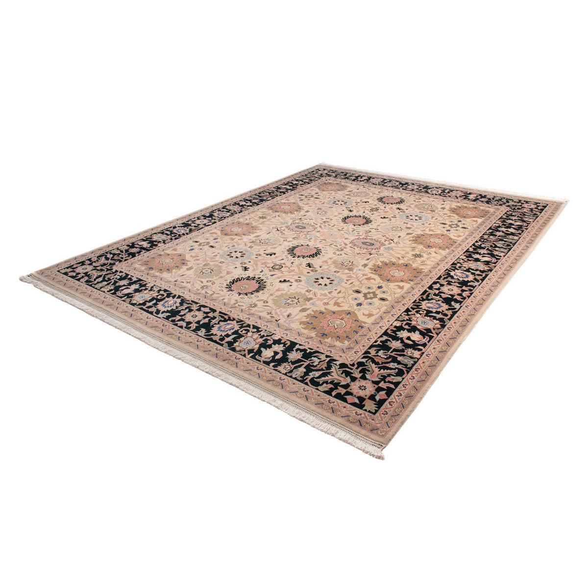 Perzisch tapijt - Tabriz - Royal - 295 x 233 cm - lichtbruin