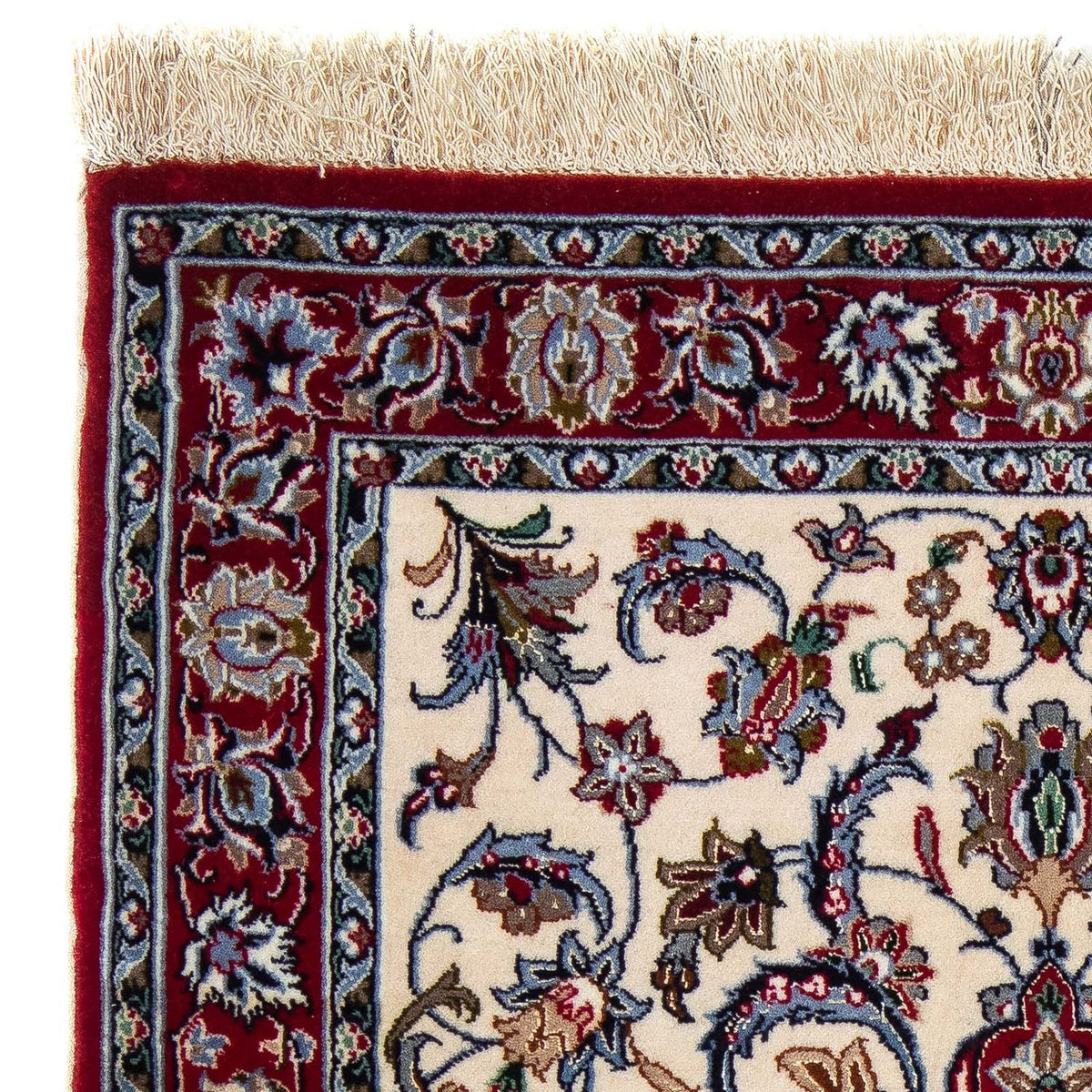 Perzisch tapijt - Isfahan - Premium - 102 x 70 cm - donkerrood