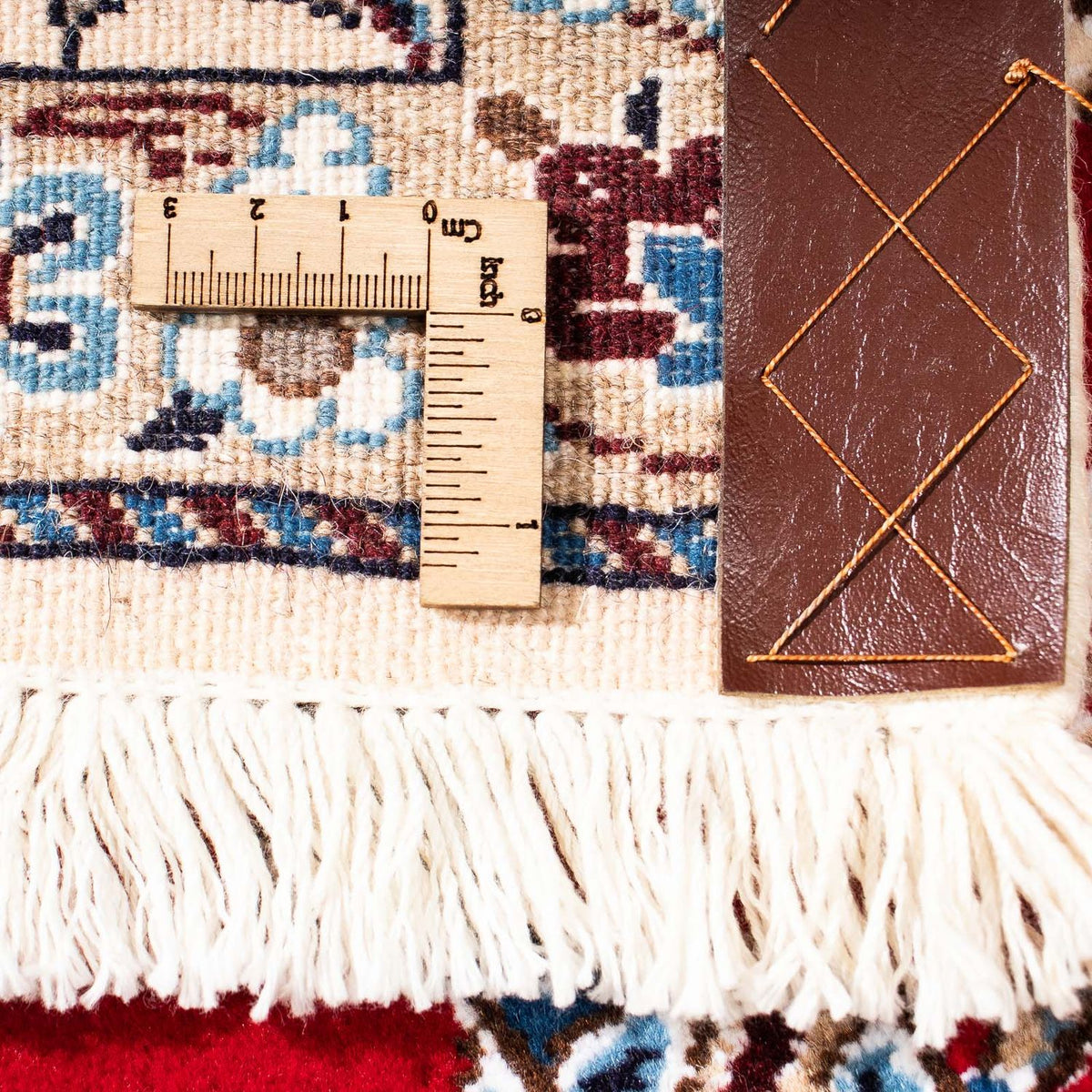 Perzisch tapijt - Nain - Koninklijk - 240 x 165 cm - donkerrood