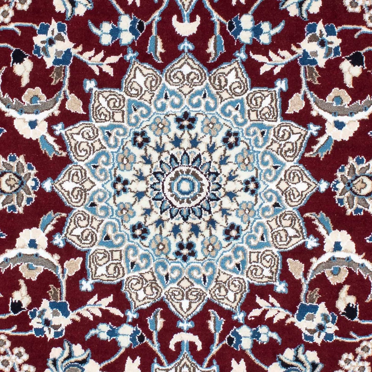 Loper Perzisch tapijt - Nain - Koninklijk - 178 x 106 cm - donkerrood