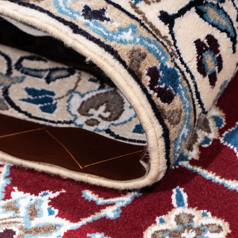 Loper Perzisch tapijt - Nain - Koninklijk - 178 x 106 cm - donkerrood