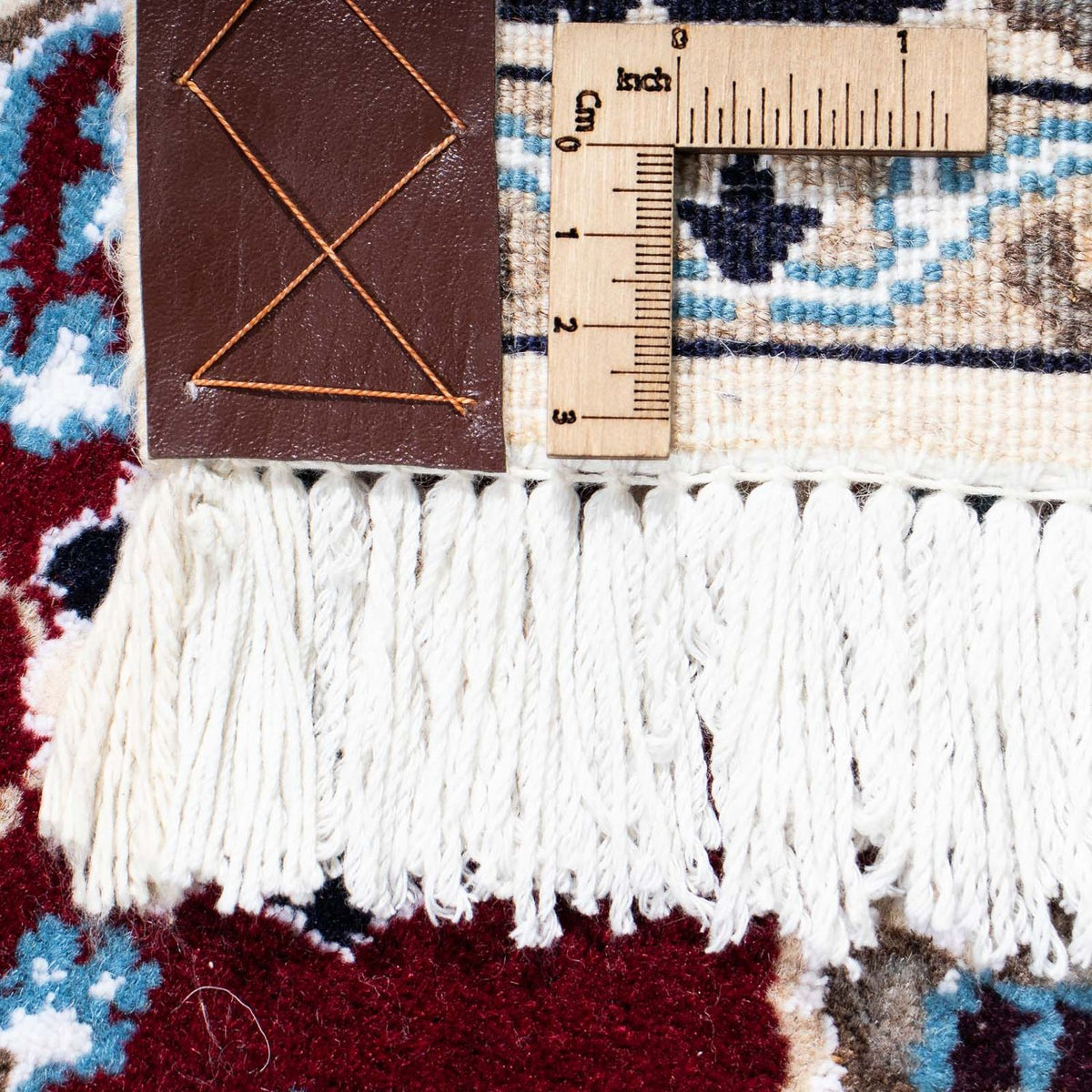 Loper Perzisch tapijt - Nain - Koninklijk - 178 x 106 cm - donkerrood