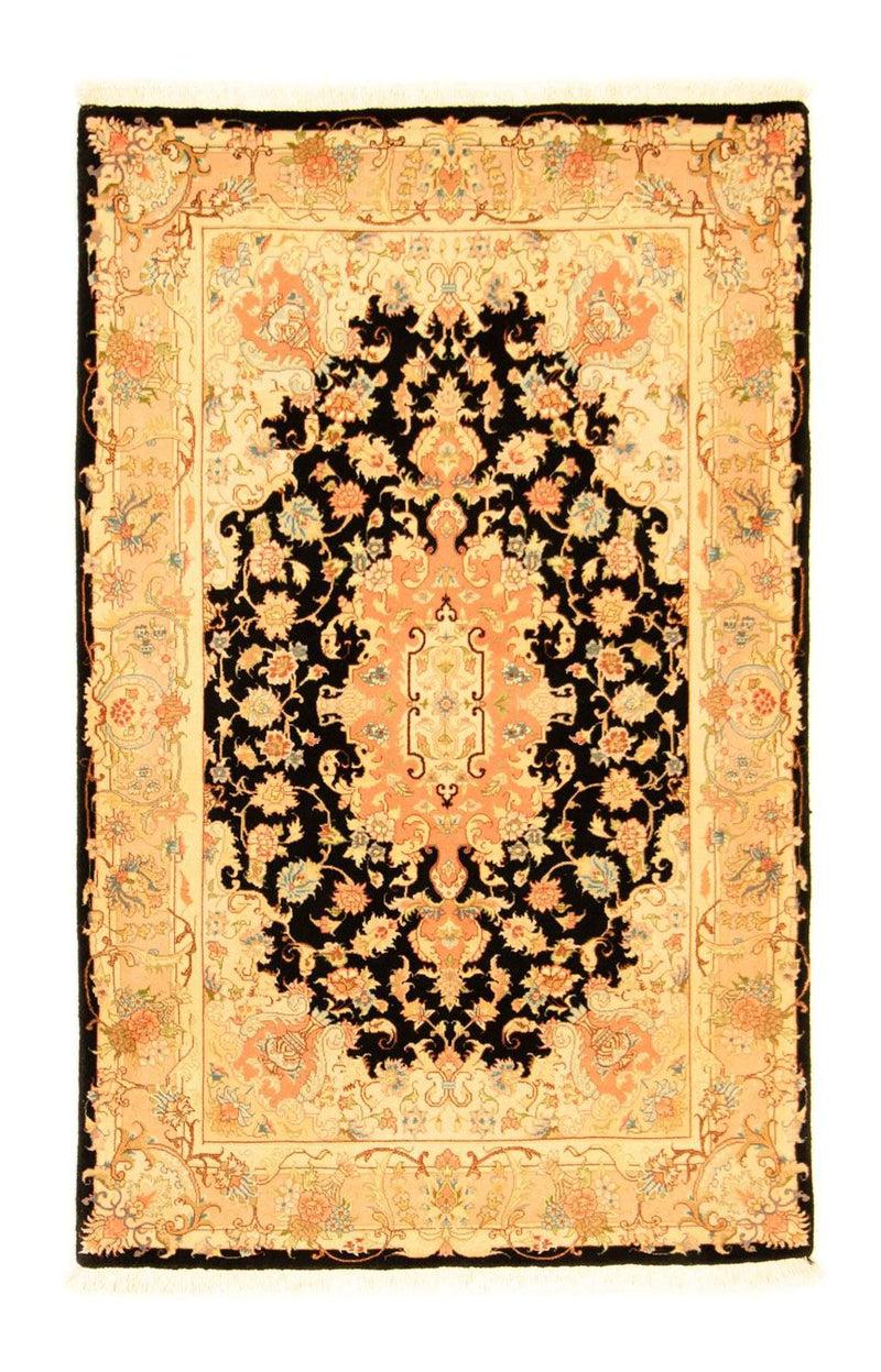 Perzisch tapijt - Tabriz - Royal - 156 x 98 cm - zwart