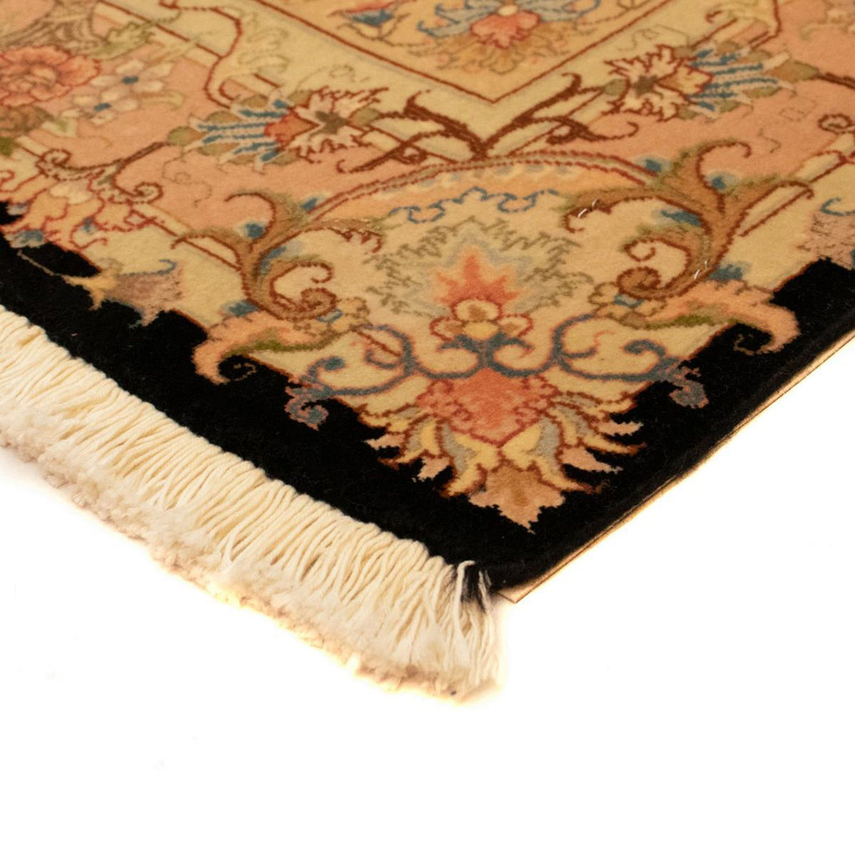 Perzisch tapijt - Tabriz - Royal - 156 x 98 cm - zwart