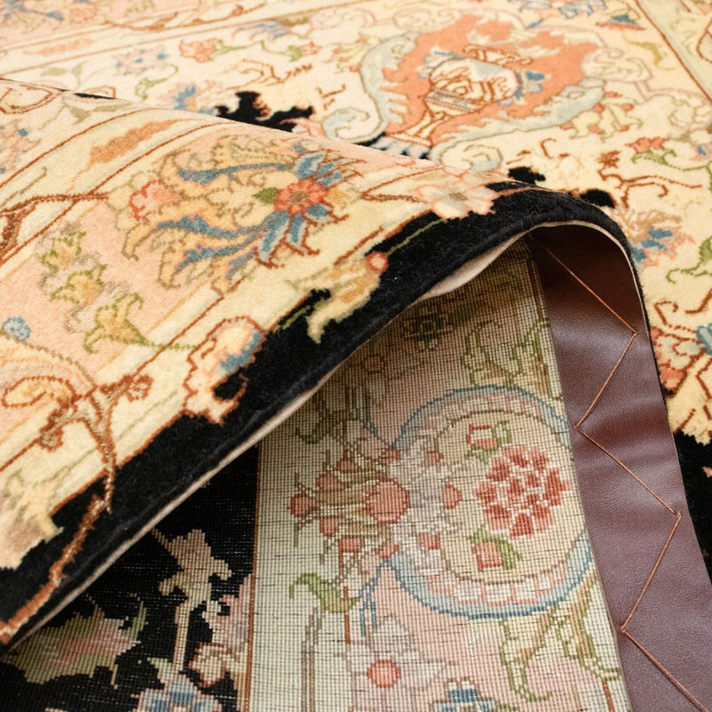 Perzisch tapijt - Tabriz - Royal - 156 x 98 cm - zwart