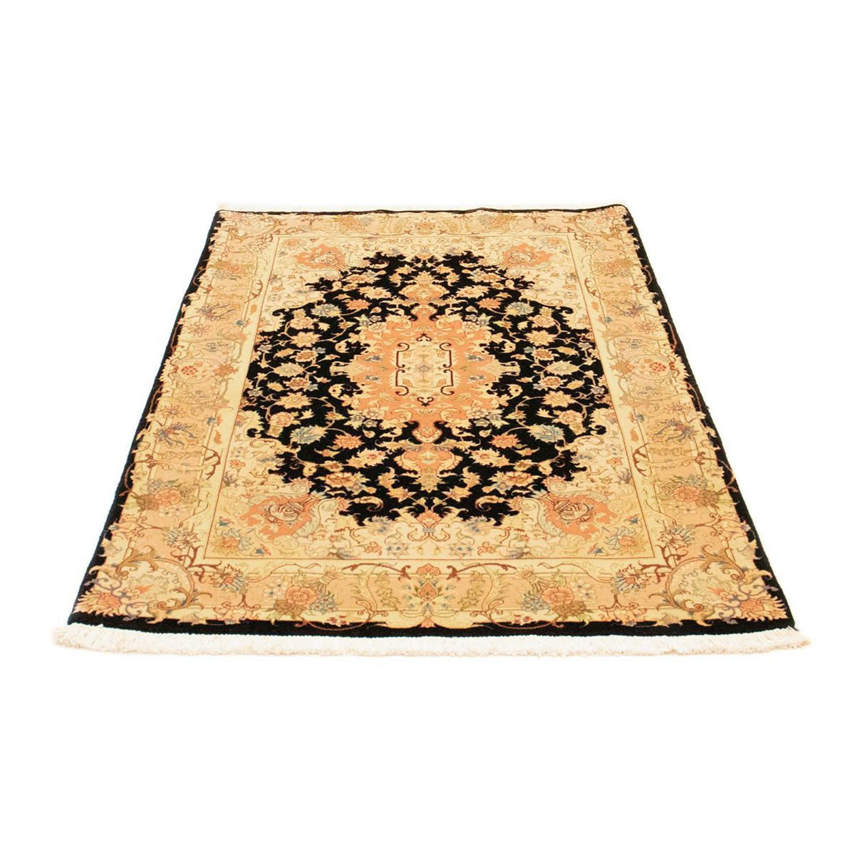 Perzisch tapijt - Tabriz - Royal - 156 x 98 cm - zwart