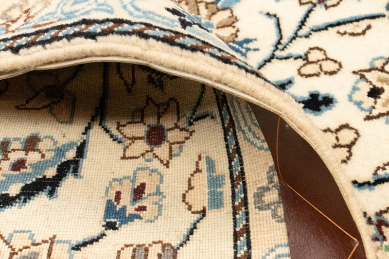 Perzisch tapijt - Nain - Koninklijk - 136 x 85 cm - beige