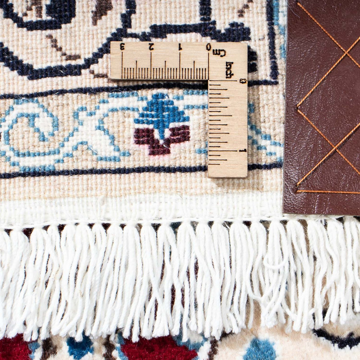 Perzisch tapijt - Nain - Koninklijk - 169 x 110 cm - donkerrood