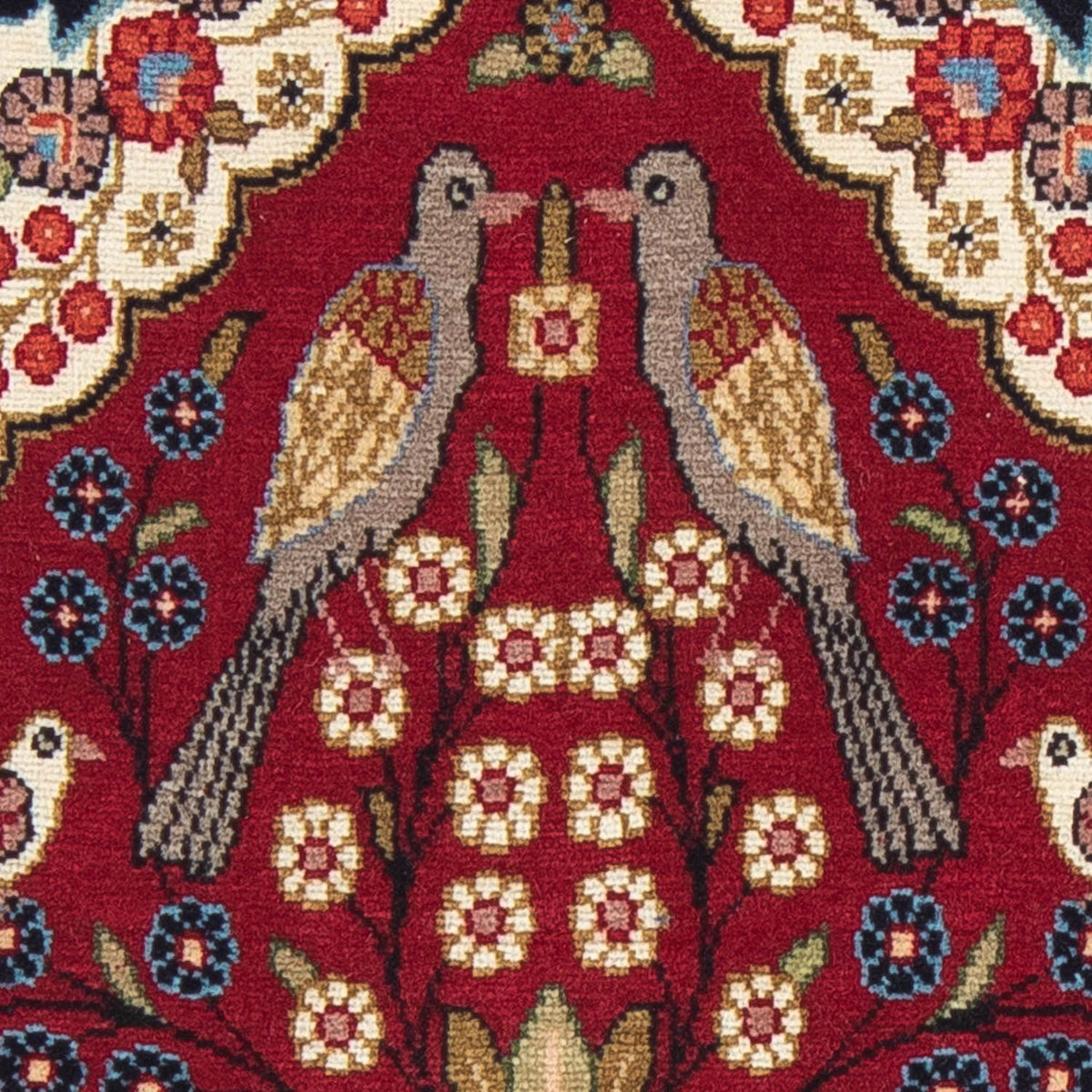 Perzisch tapijt - Klassiek - 80 x 55 cm - donkerrood