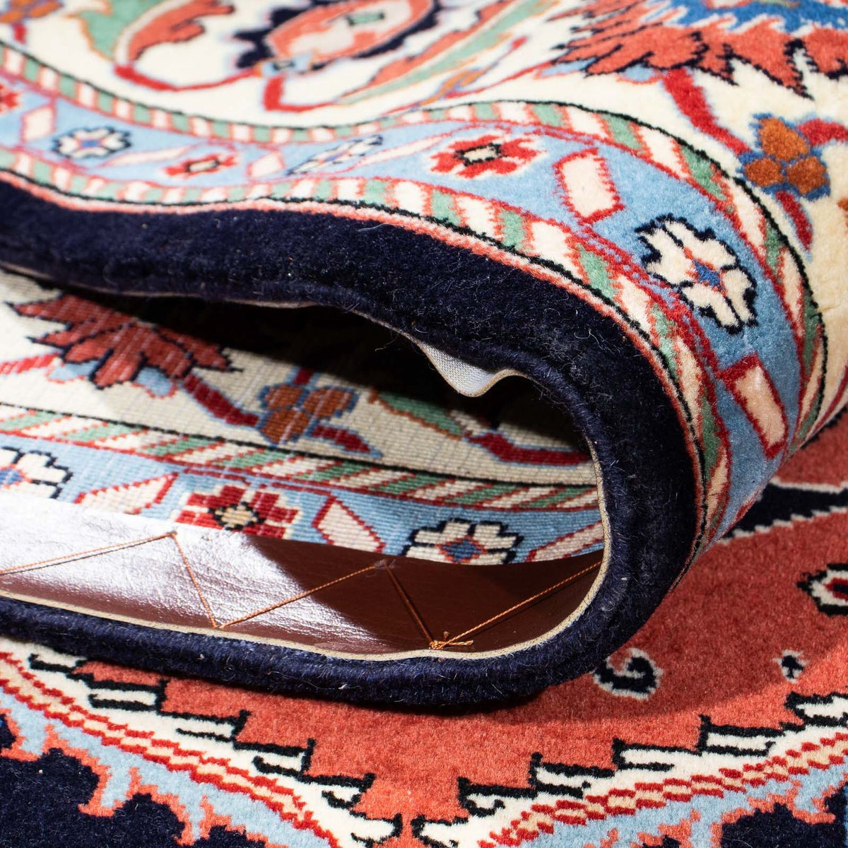 Gabbeh Tapijt - Kashkuli Perzisch - 249 x 174 cm - donkerblauw