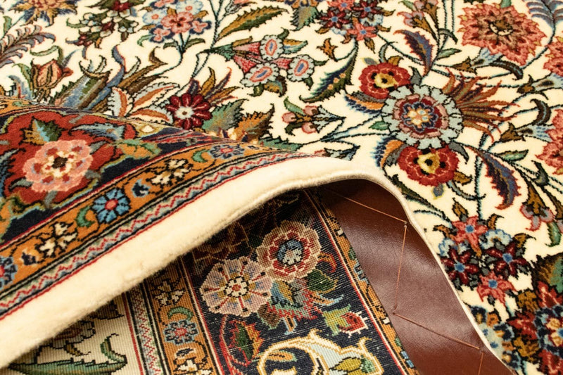 Perzisch tapijt - Ghom - 145 x 102 cm - beige