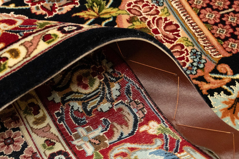 Perzisch tapijt - Ghom - 149 x 101 cm - zwart