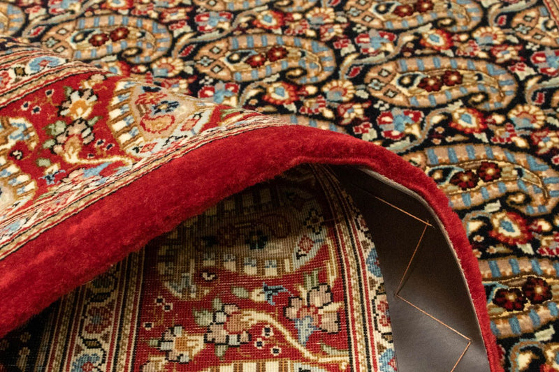 Perzisch tapijt - Ghom - 156 x 106 cm - donkerblauw