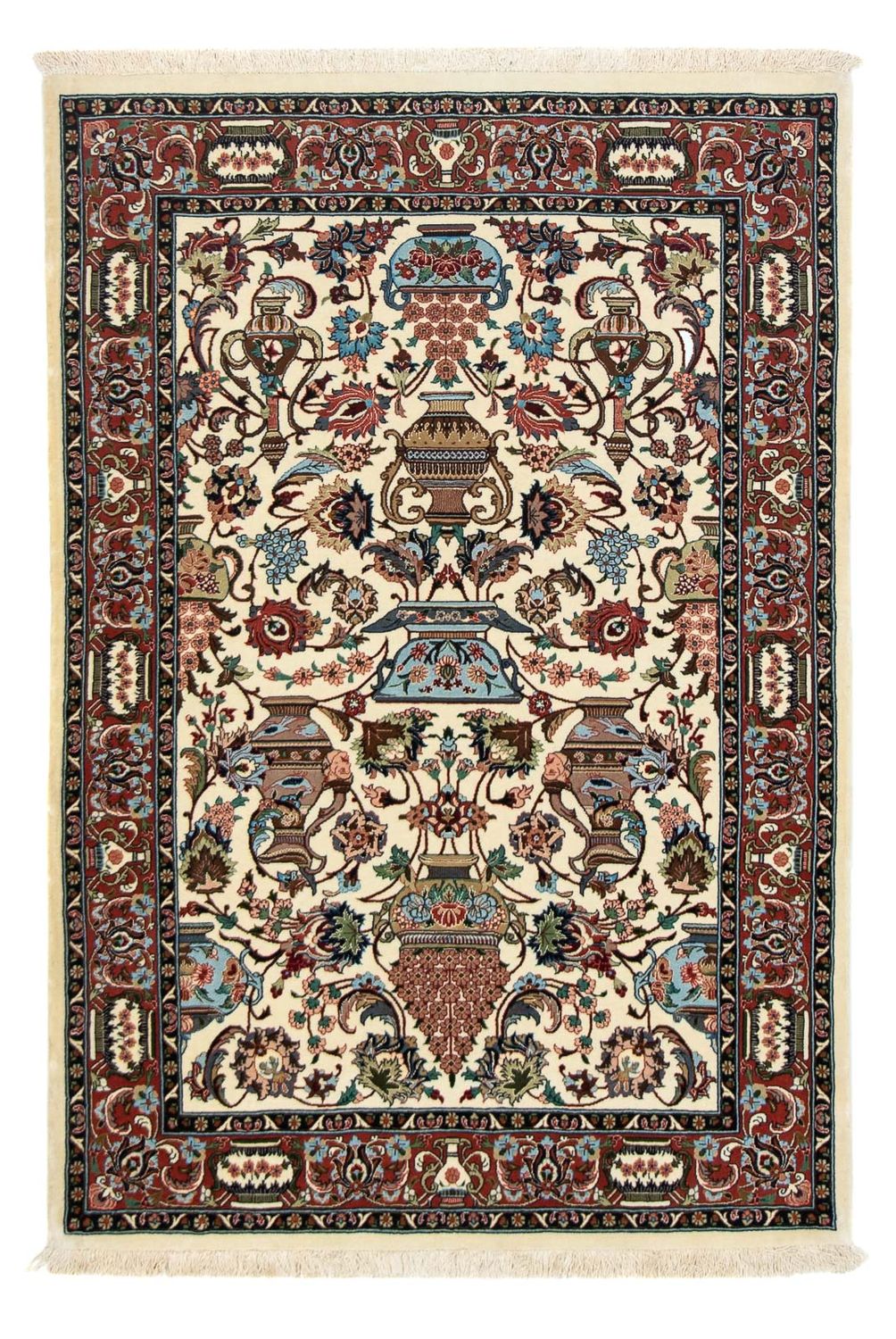 Perzisch tapijt - Ghom - 154 x 102 cm - beige