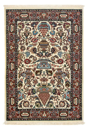 Perzisch tapijt - Ghom - 154 x 102 cm - beige