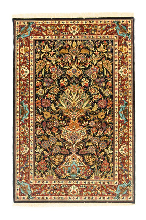 Perzisch tapijt - Ghom - 153 x 102 cm - zwart