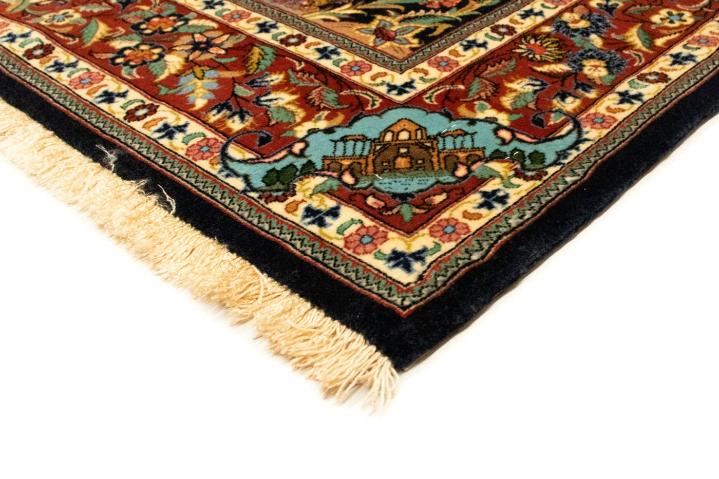 Qom Tapijt 153x102cm - Perzisch tapijt