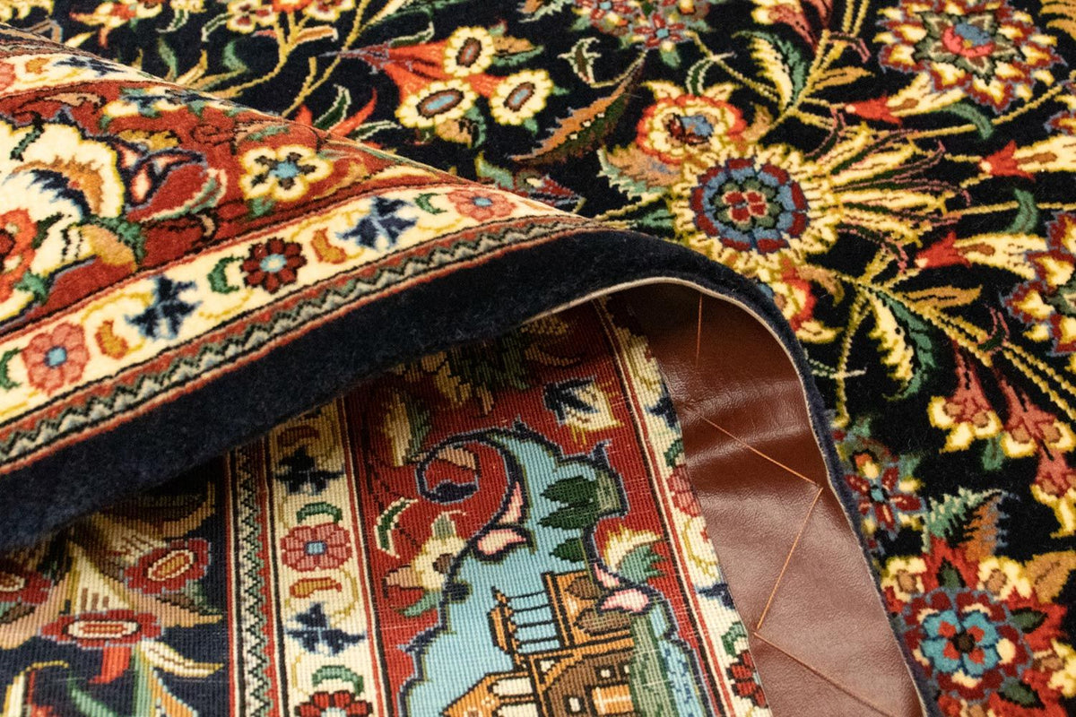 Perzisch tapijt - Ghom - 153 x 102 cm - zwart