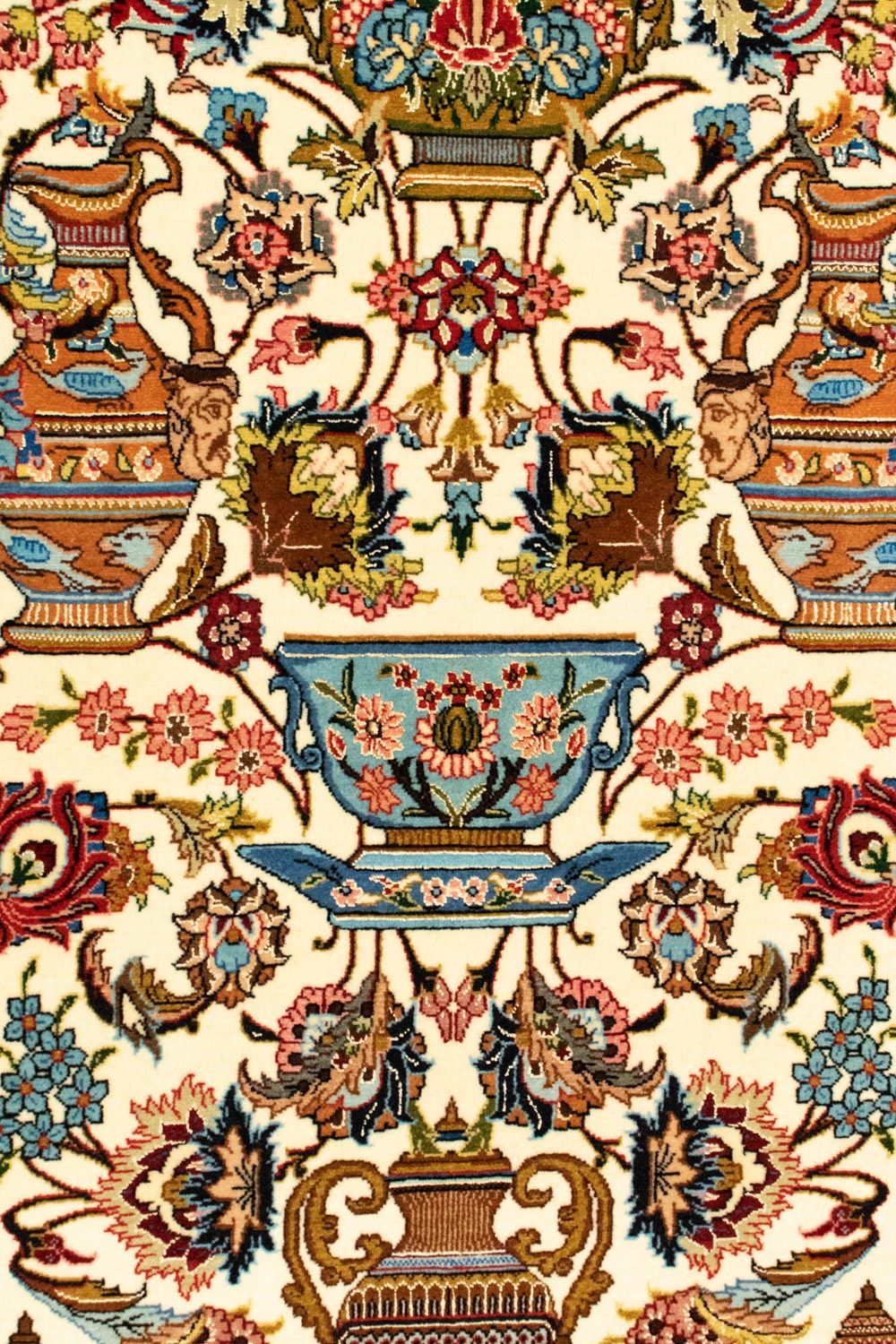 Perzisch tapijt - Ghom - 152 x 101 cm - beige