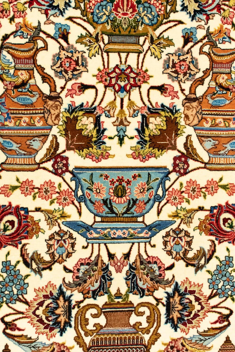 Perzisch tapijt - Ghom - 152 x 101 cm - beige