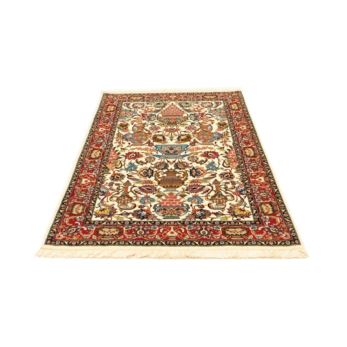 Perzisch tapijt - Ghom - 152 x 101 cm - beige