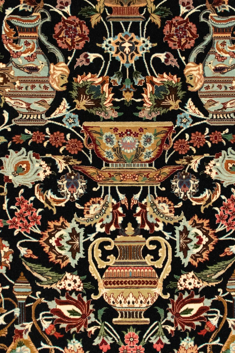 Perzisch tapijt - Ghom - 157 x 102 cm - zwart