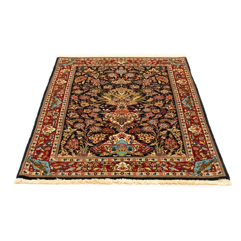 Perzisch tapijt - Ghom - 156 x 102 cm - zwart
