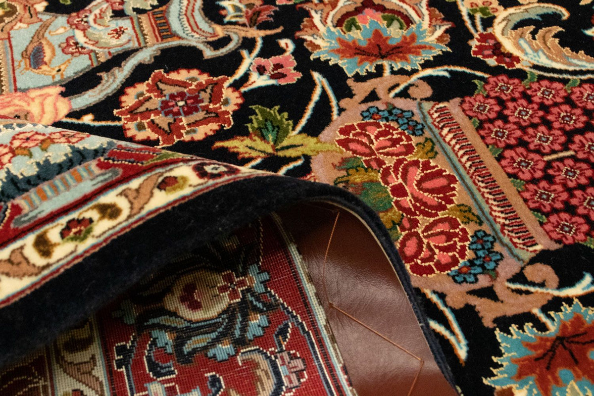 Perzisch tapijt - Ghom - 161 x 102 cm - zwart