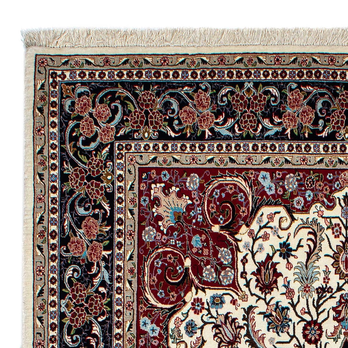 Qom Tapijt 210x139cm - Perzisch tapijt