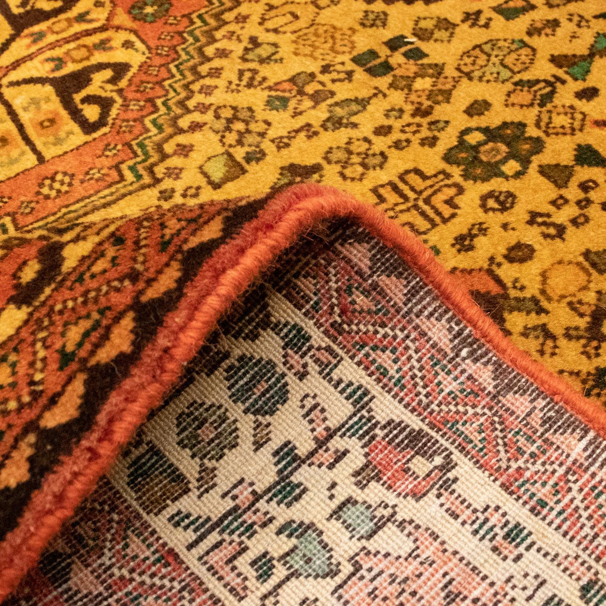 Perzisch Tapijt - Nomadisch - 199 x 156 cm - beige