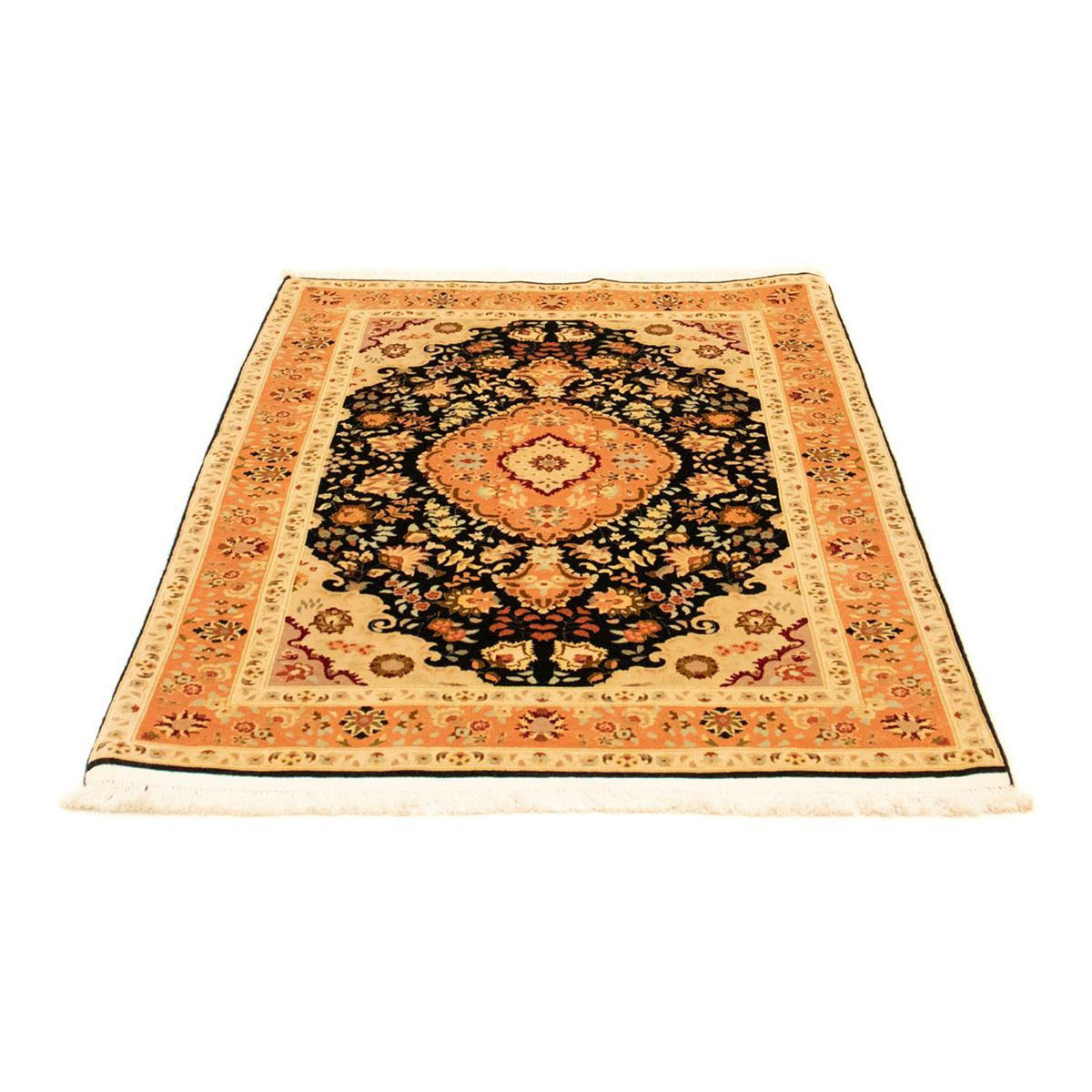 Perzisch tapijt - Tabriz - Royal - 155 x 103 cm - zwart