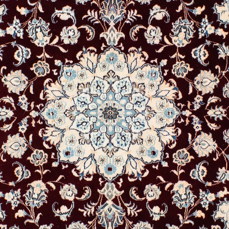 Perzisch tapijt - Nain - Koninklijk vierkant  - 156 x 143 cm - donkerrood
