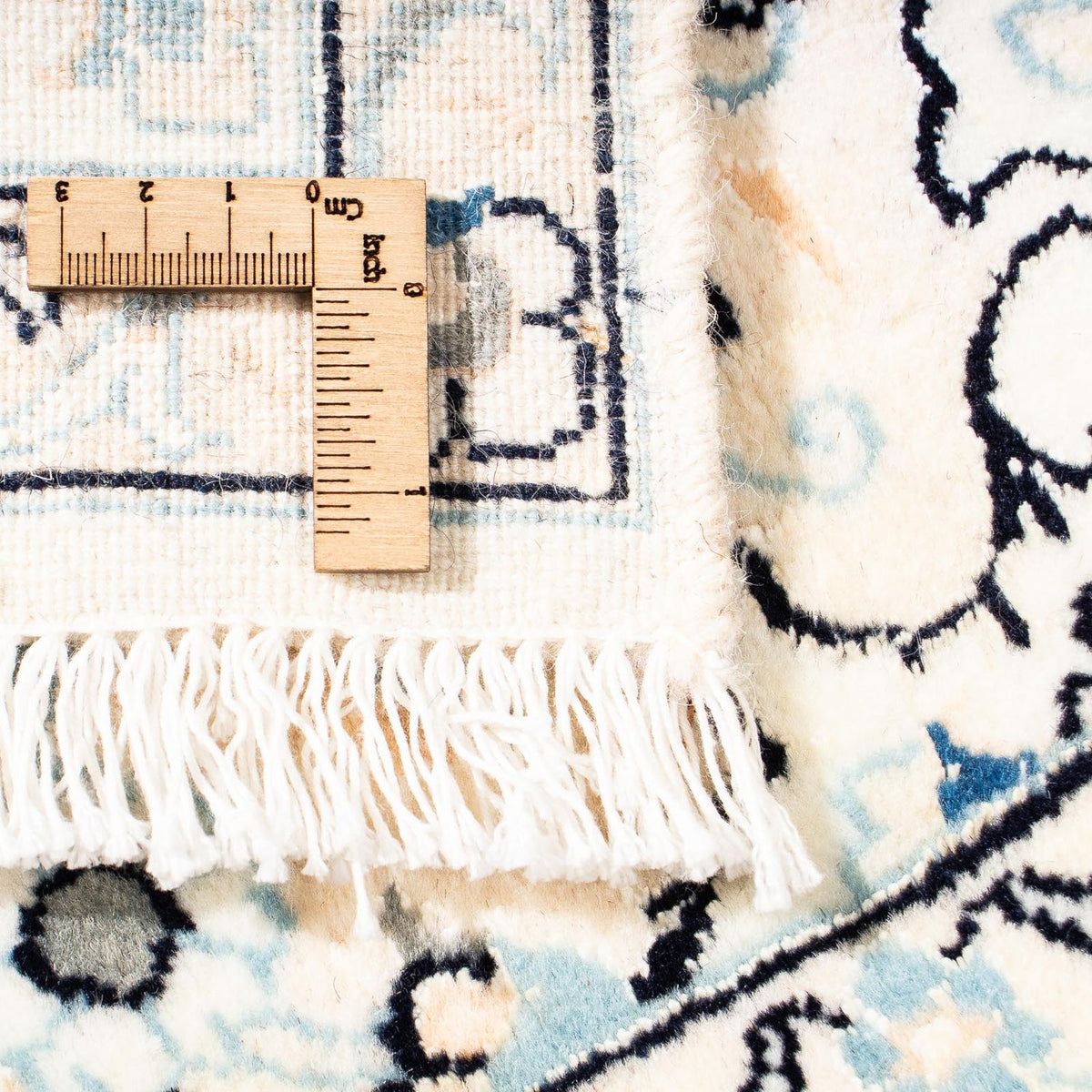 Perzisch tapijt - Nain - Koninklijk vierkant  - 156 x 143 cm - donkerrood