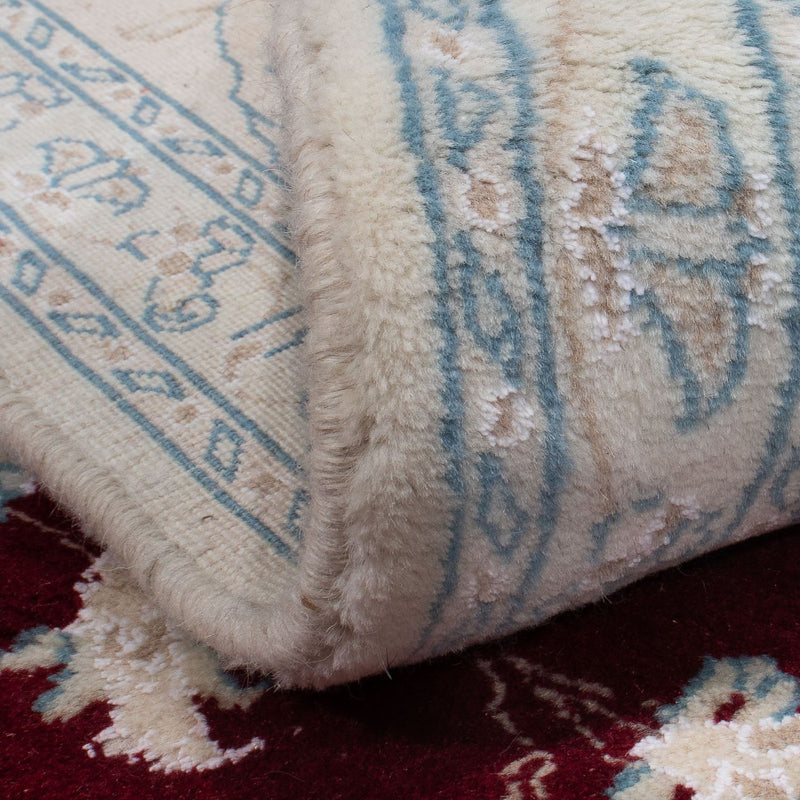 Perzisch tapijt - Nain - 288 x 203 cm - donkerrood