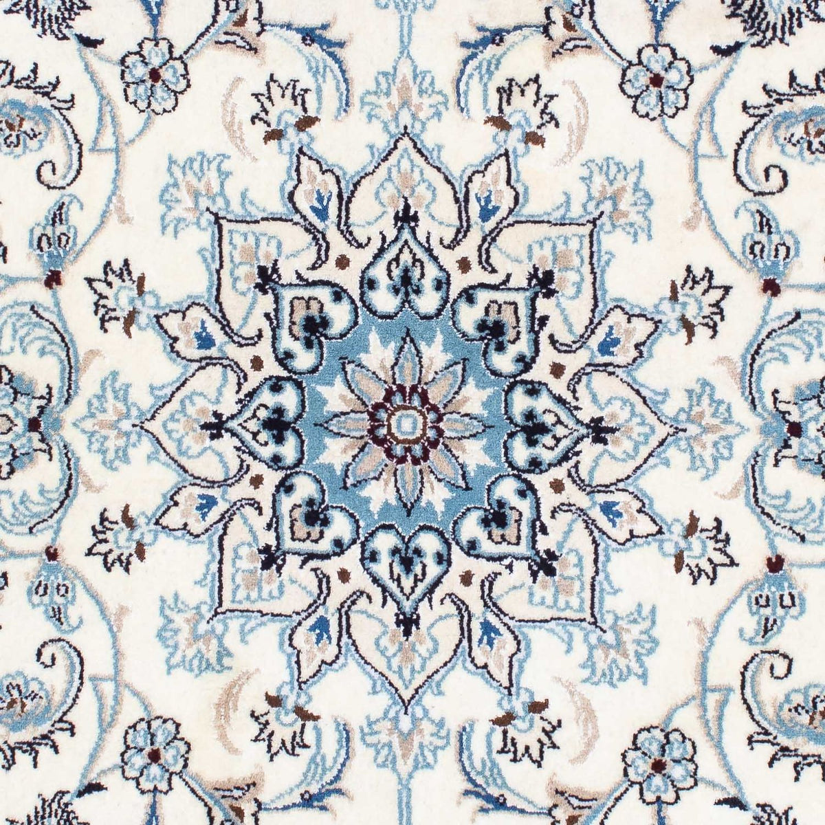 Perzisch tapijt - Nain - 198 x 124 cm - beige