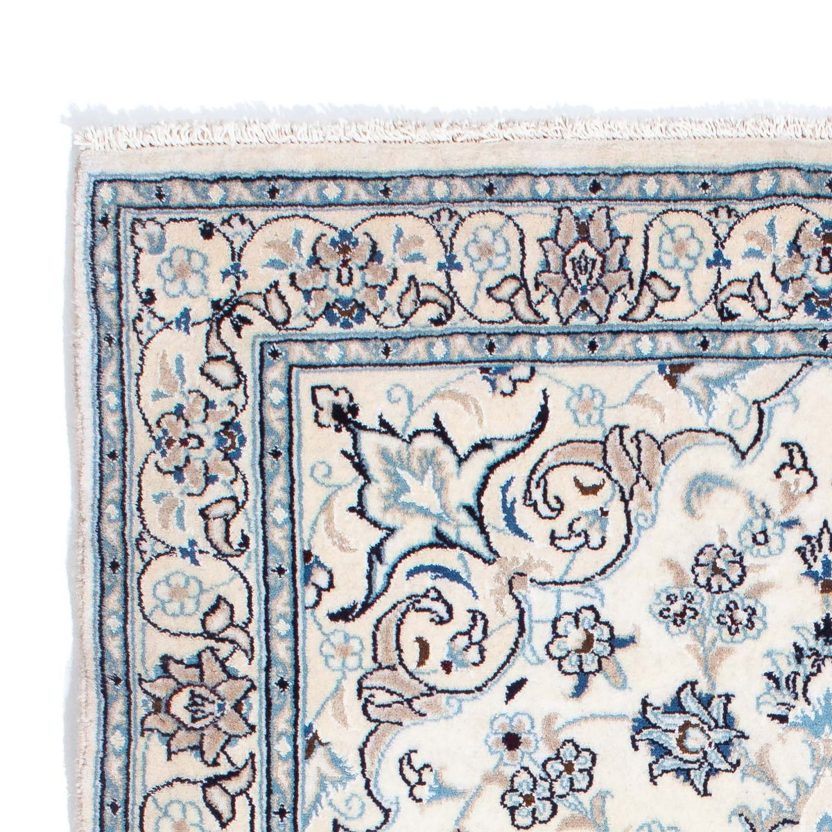 Perzisch tapijt - Nain - 198 x 124 cm - beige